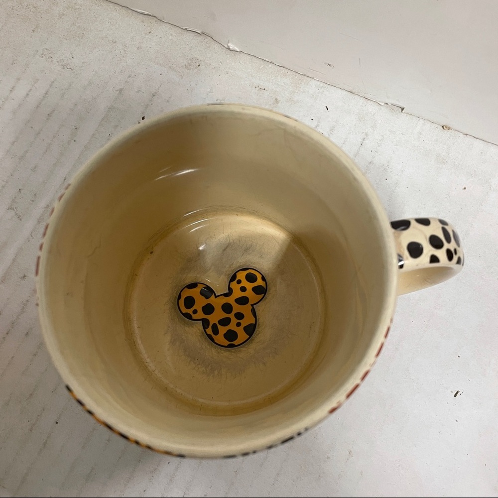 DisneyParks 3D Animal Print Mickey Safari Mug HTF - Picture 4 of 5
